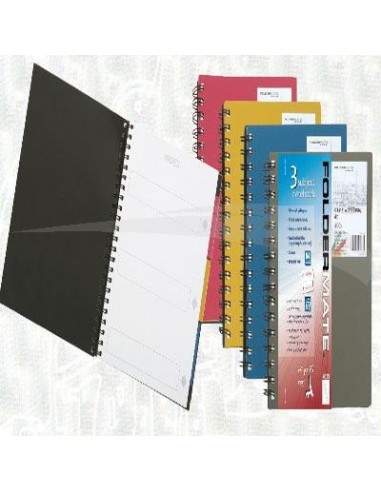 BLOC-NOTE - FOLDERMATE - A5 - 80g - 120 PAGES - lot de 10 blocs