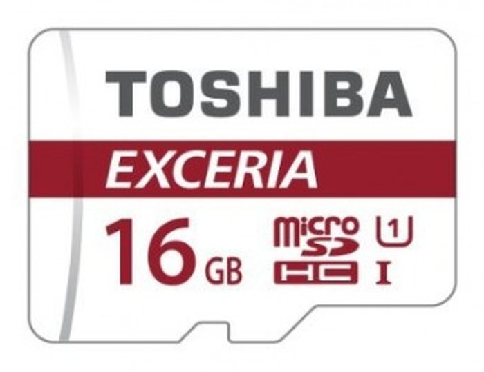 MicroSD EXCERIA M301 16GB UHS-1 -R48 - rouge - avec adaptateur