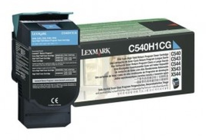 C54x/X54x TONER Cyan haute capacité (2K) (C540H1CG)