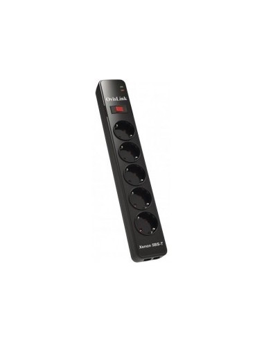 Prises parasurtenseurs 5 sorties + RJ - Compatible prises CPL