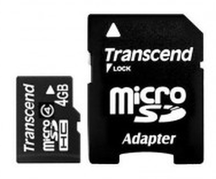 TRANSCEND 4GB microSD Class 4 (TS4GUSDHC4)