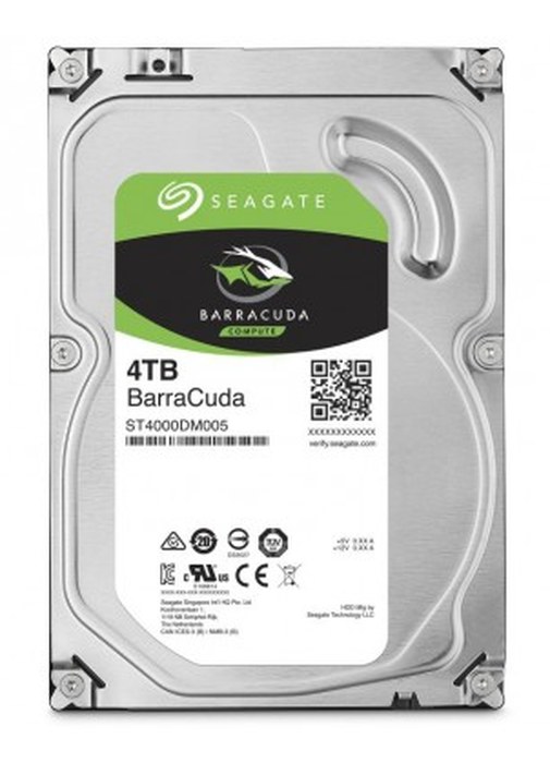 Disque dur interne 4 TB Seagate BarraCuda - 3.5\" 5900 RPM 64 Mo SATA 6 Gb/s