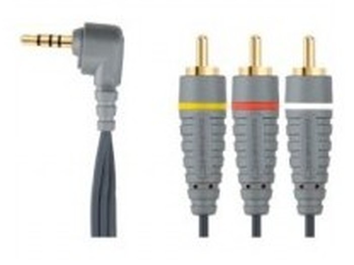 BE BLUE 3.5MM AUDIOVIDEO CABLE 3.5MM AV - 3X RCA M