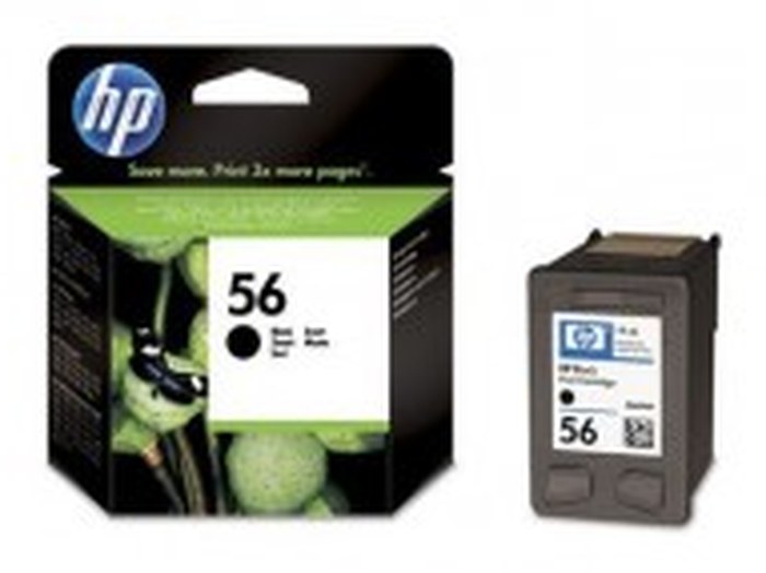 cartouche d'impression noire HP n° 56 (19 ml) (C6656AE)