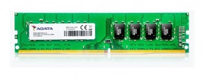 barrette memoire adata ddr4 u dimm 8gb 2400 17 - 1024mx8 - pc bureau ad4u240038g17 s
