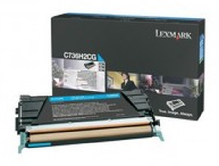 C736, X736, X738 TONER Cyan haute capacité (10K) (C736H2CG)