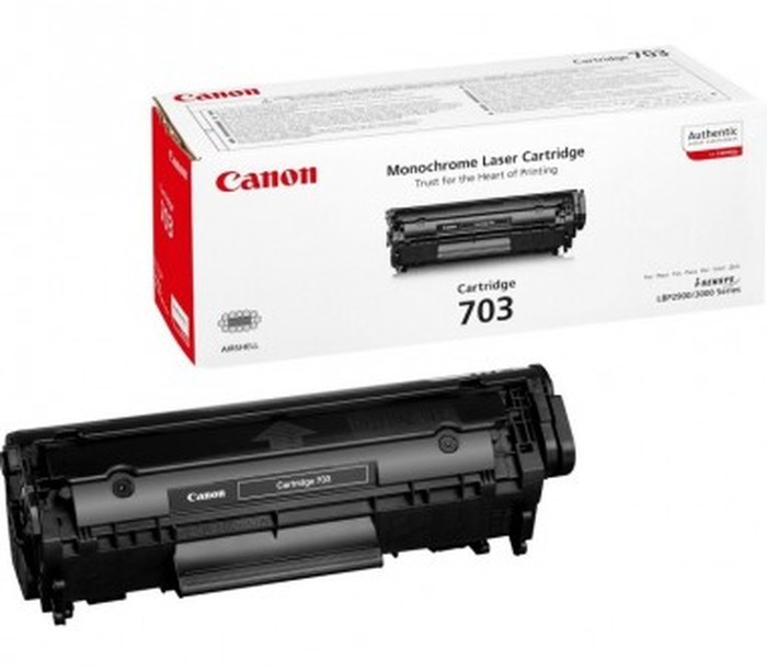 Cartouche de Toner Canon 703 - Laser Noir (7616A005BA)