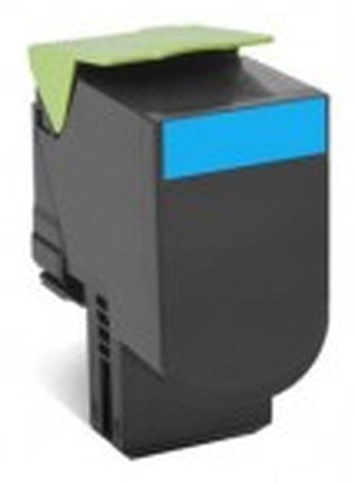Lexmark 808XC Cyan Extra High Yield Toner Cartridge (80C8XC0)