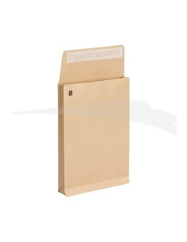 500 POCHETTES A SOUFFLET KRAFT GPV - 90g - SANS FENÊTRE - 162 x 229 mm
