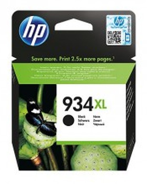 Cartouche d'encre noire grande capacité authentique HP 934XL (C2P23AE)