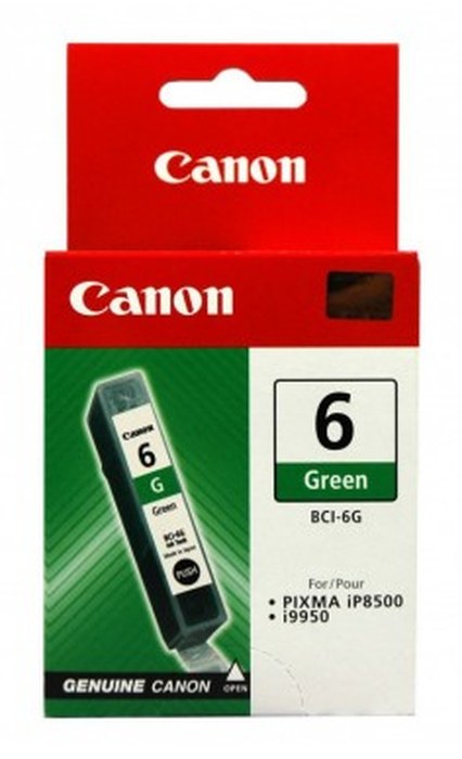 Cartouche d'encre d'origine Vert Canon BCI-6G