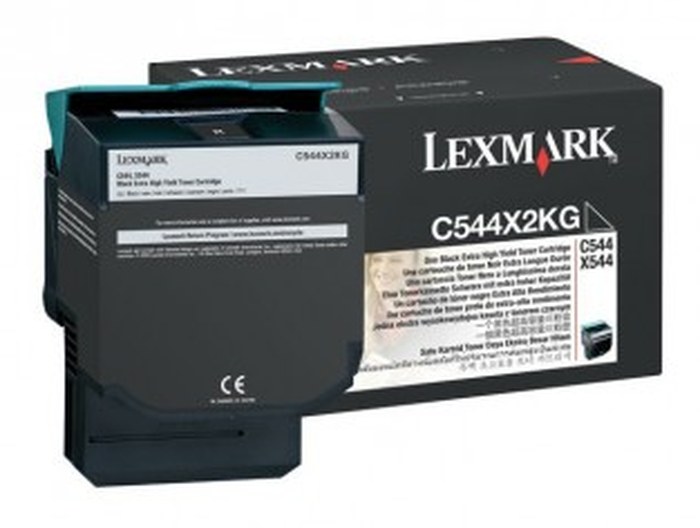 C544/X544 toner Noir très haute capacité (6K) (C544X2KG)