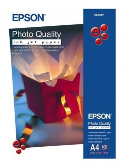 EPSON Papier Couche Qualite Photo A4 (100F-102G) (C13S041061)