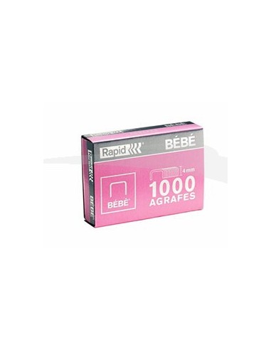 10 BOITES AGRAFE RAPID BEBE 8/4