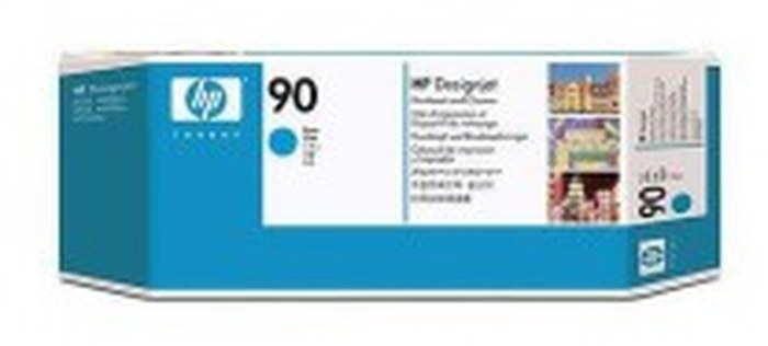HP 90 Cyan tete d'impression et Cleaner (C5055A)
