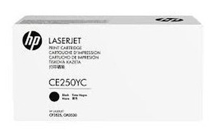 HP Contractual Black Optimized Original LaserJet Toner Cartridge (CE250YC)