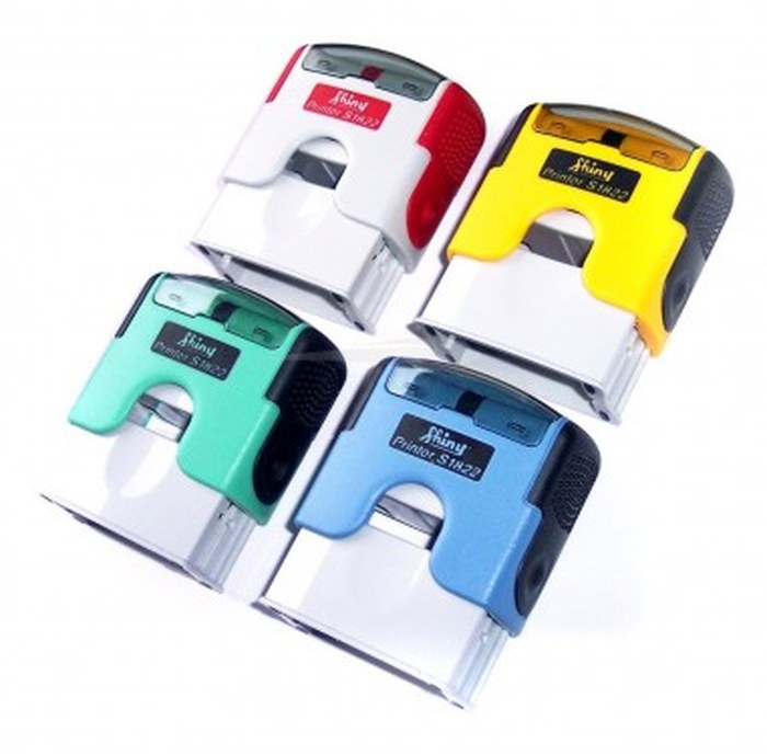Cachet personnalisable Shiny Printer S-1821 Format empreinte 26 mm x 10mm 2 lignes