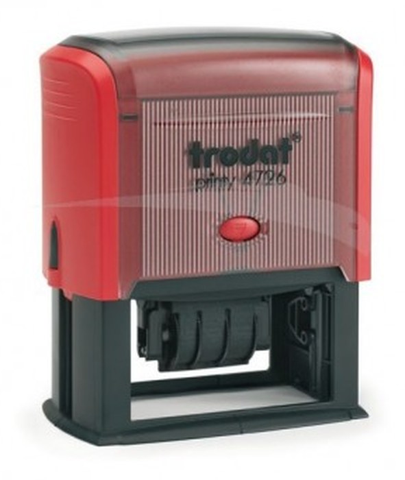 Dateur printy TRODAT 4726 Format empreinte 75 mm x 38 mm 6 lignes