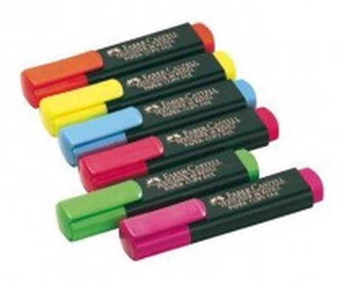FLUORESCENT - FABER CASTELL - TEXTLINER - BOITE DE 10 FLUORESCENTS