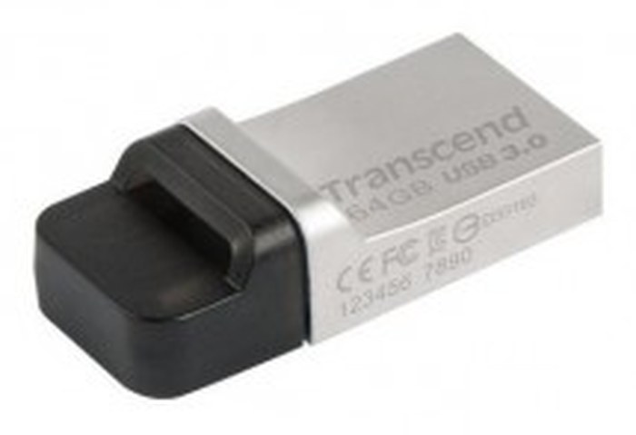 TRANSCEND OTG 32GB JetFlash 880 - Silver Plating