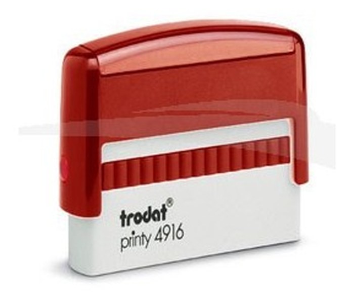 Cachet Personnalisable TRODAT 4916 format empreinte 70 mm x 10 mm 2 Lignes