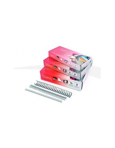 100 SPIRALES MÉTALLIQUES - YOSAN - POUR RELIURE A4 - 4.8 MM