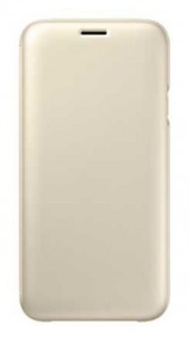Cover SAMSUNG pour Galaxy J7 2017 /Flip Wallet /Gold