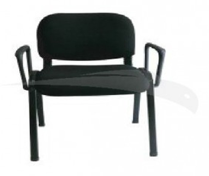 CHAISE VISITEUR POLYVALENTE EN TISSU 7688-A
