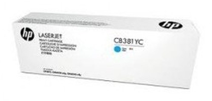 HP CB381YC Cyan Optimized Contract Original LaserJet Toner Cartridge