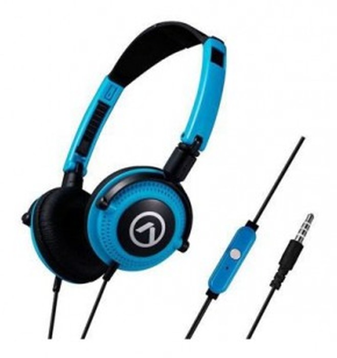 Casque AMPLIFY noir et bleu