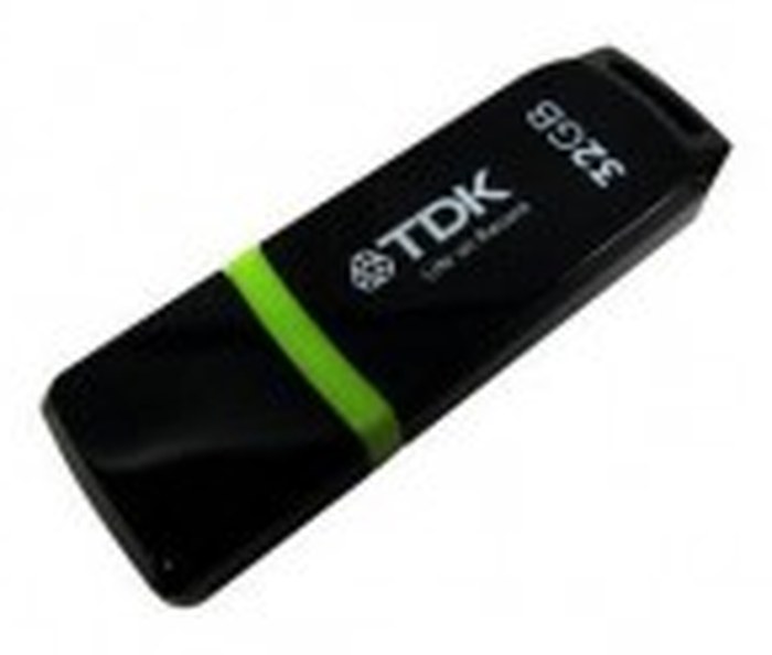 USB 2.0 stick 32 GB TDK Black