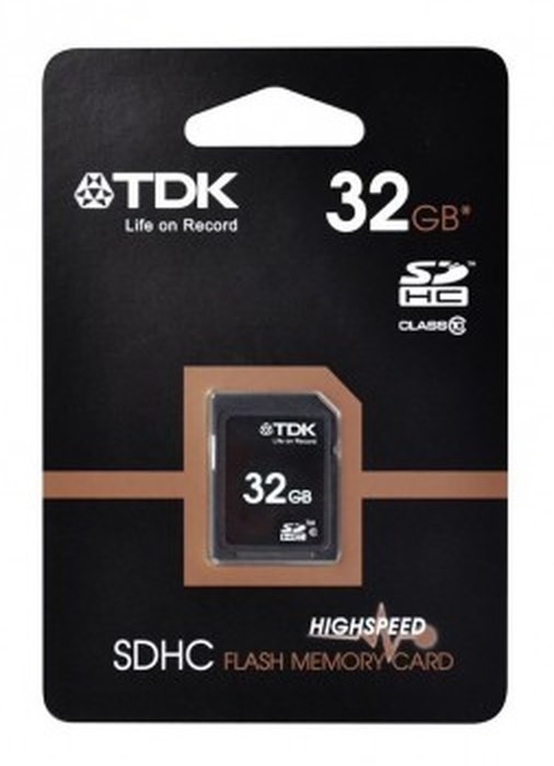 Carte mémoire TDK Class 10 SDHC 1 - 32 GB
