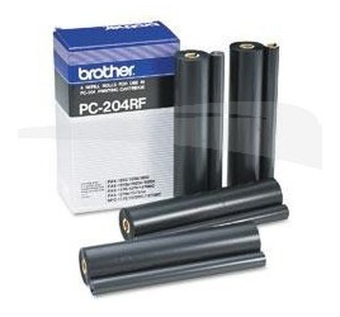 RECHARGE POUR KIT CARTOUCHE DE FAX - BROTHER - NOIR PC204RF