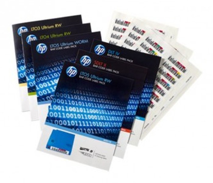Lot d'étiquettes à codes-barres réinscriptibles HP LTO-6 Ultrium (Q2013A)