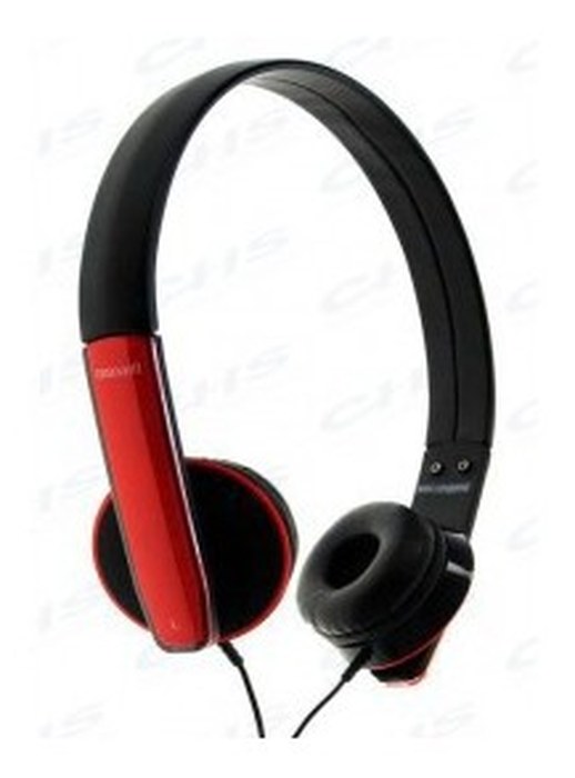 MAXELL HP-MIC HEADPHONE RED