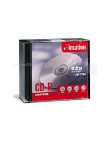 CD-R IMATION - 52 X RECORDABLES 700 MB - POCHETTE DE 10 CD