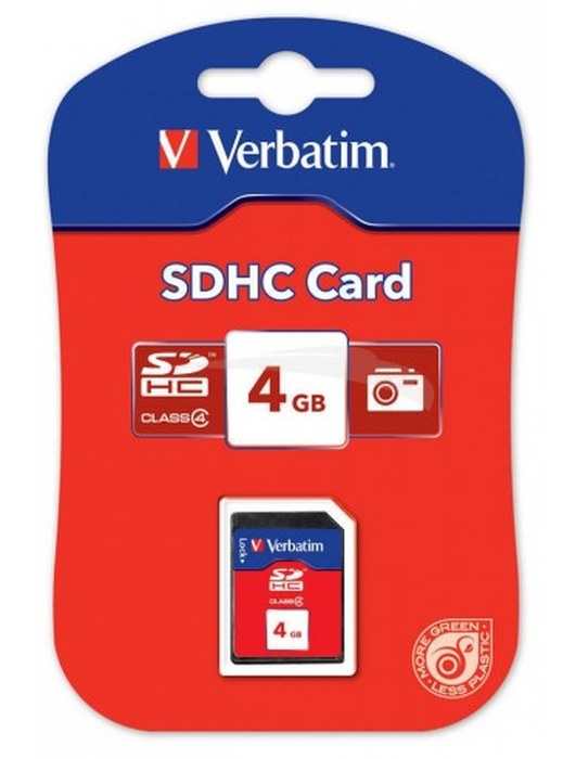 Carte Mémoire SD 4 Go - VERBATIM