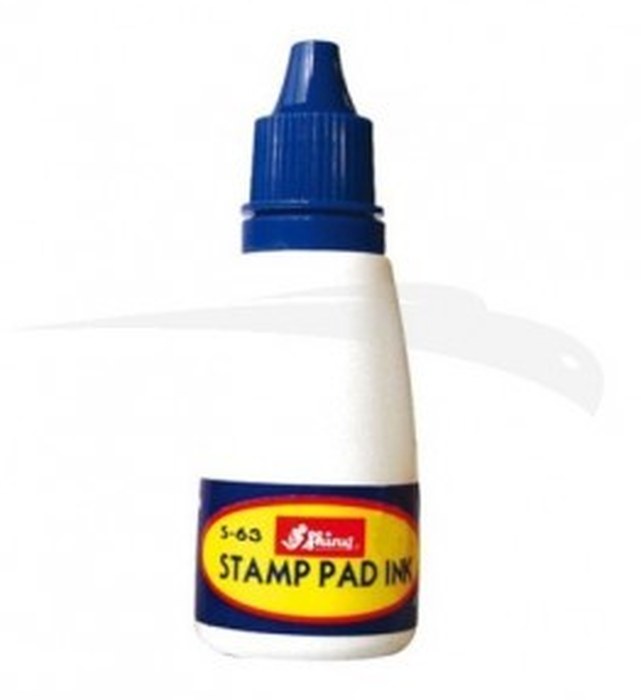 FLACON D'ENCRE A TAMPON S-63 BLEU