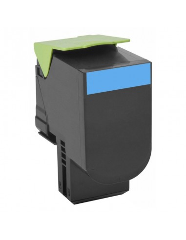 Lexmark 808SC Cyan High Yield Toner Cartridge (80C8SC0)