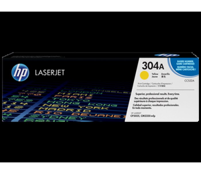 HP Toner Laserjet 304A Yellow (CC532A)