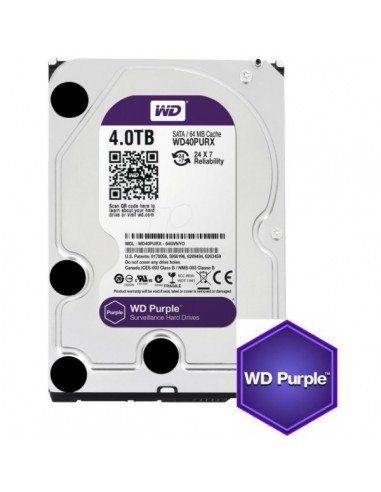 DISQUE DUR WD Purple Videosurveillance 4 To SATA 6Gb/s