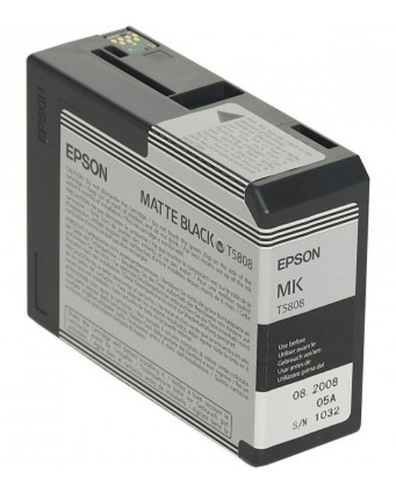 Cartouche d'encre Epson SP 3800/3880 (80ml) noir mat (C13T580800)