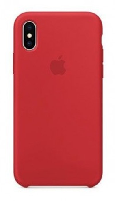 Cover Apple silicone /Rouge /Pour iPhone X