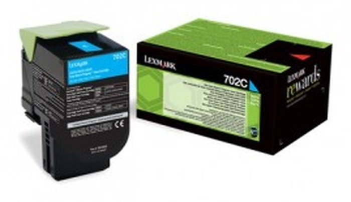 Lexmark Standard Cyan Return Programme Toner Cartridge