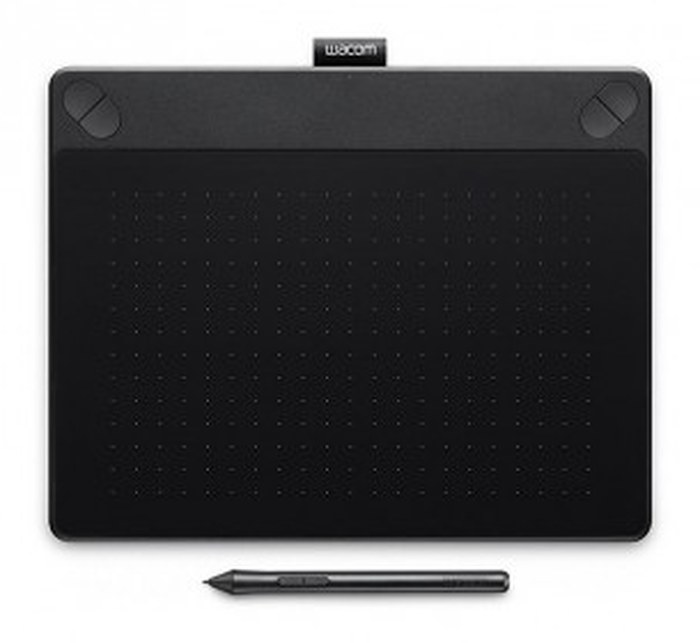 Tablette graphique créative tactile multi-touch et à stylet Wacom Intuos 3D Meduim Noir