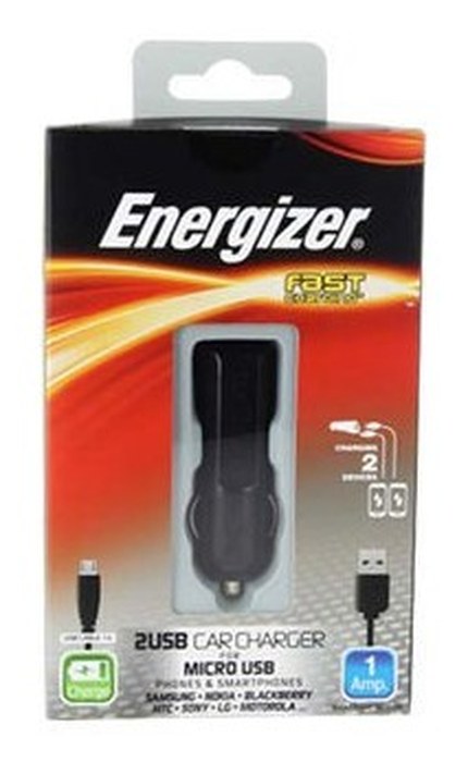 Energizer Classic Car charger 2 USB for Micro USB devices