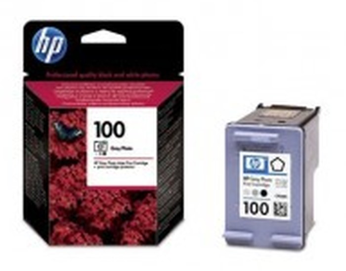 HP 100 Gray Inkjet Print Cartridge C9368AE