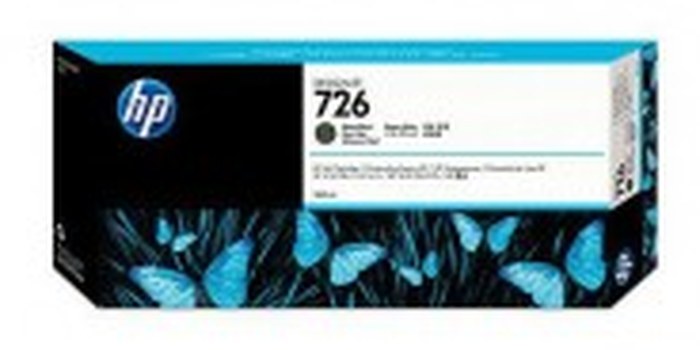 HP 726 300ml Matte Bk Designjet Ink Crtg (CH575A)