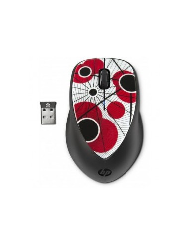 Souris sans fil HP X4000 avec pointeur laser (poppy) (H2F39AA)