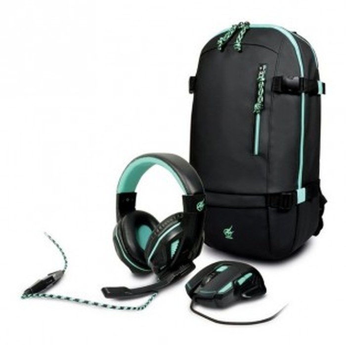 Pack Gaming AROKH PortDesigns - Sac à dos BP-1 + Souris X-1 + Casque H-1